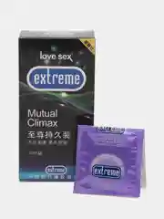 Мятный презервативы Extreme тонкие, с различными эффектами и рельефом, латекс, 10-12 штук
