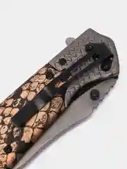 Бежевый складной нож  - X66