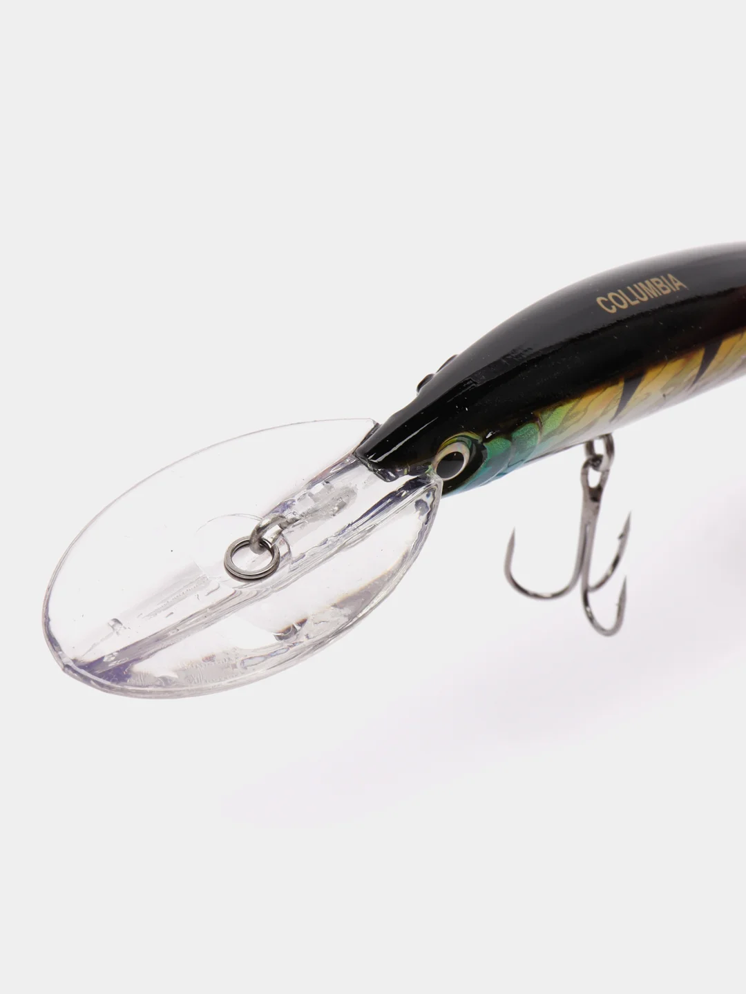 Желтый воблер CRYSTAL 3D DIVER JOINTED  PRISM FINISH