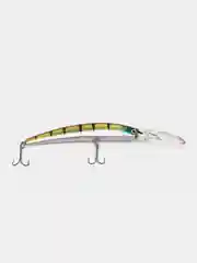 Желтый воблер CRYSTAL 3D DIVER JOINTED  PRISM FINISH