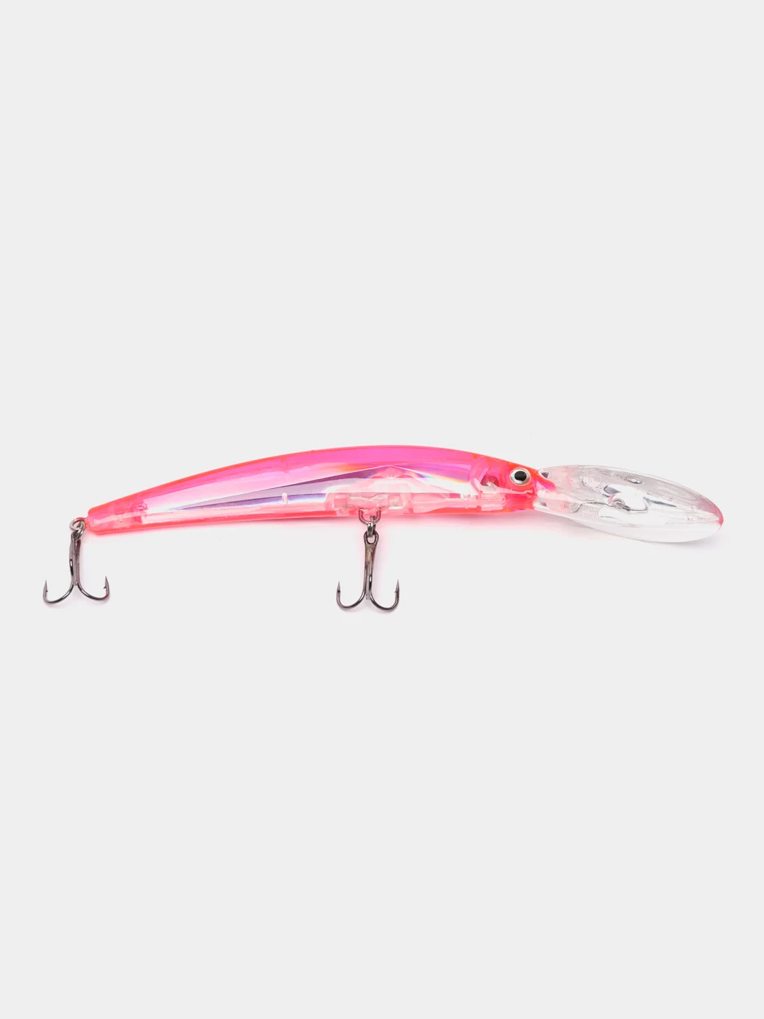 Розовый воблер CRYSTAL 3D DIVER JOINTED  PRISM FINISH