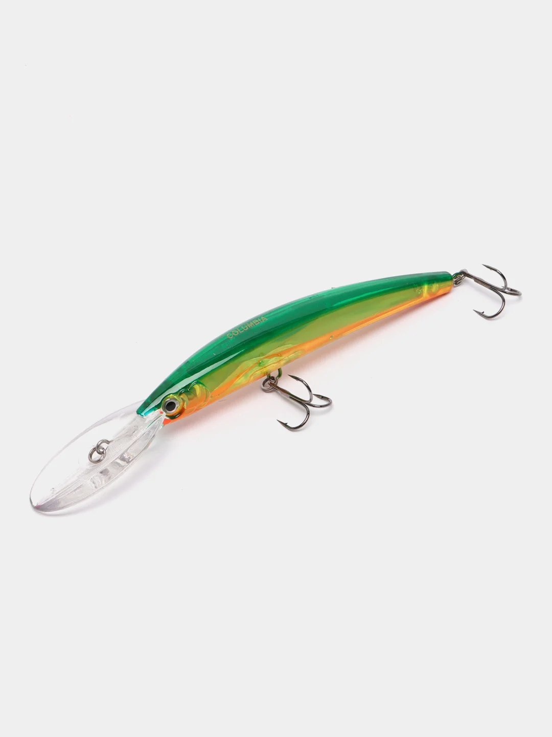 Зеленый воблер CRYSTAL 3D DIVER JOINTED  PRISM FINISH