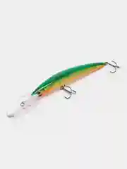 Зеленый воблер CRYSTAL 3D DIVER JOINTED  PRISM FINISH
