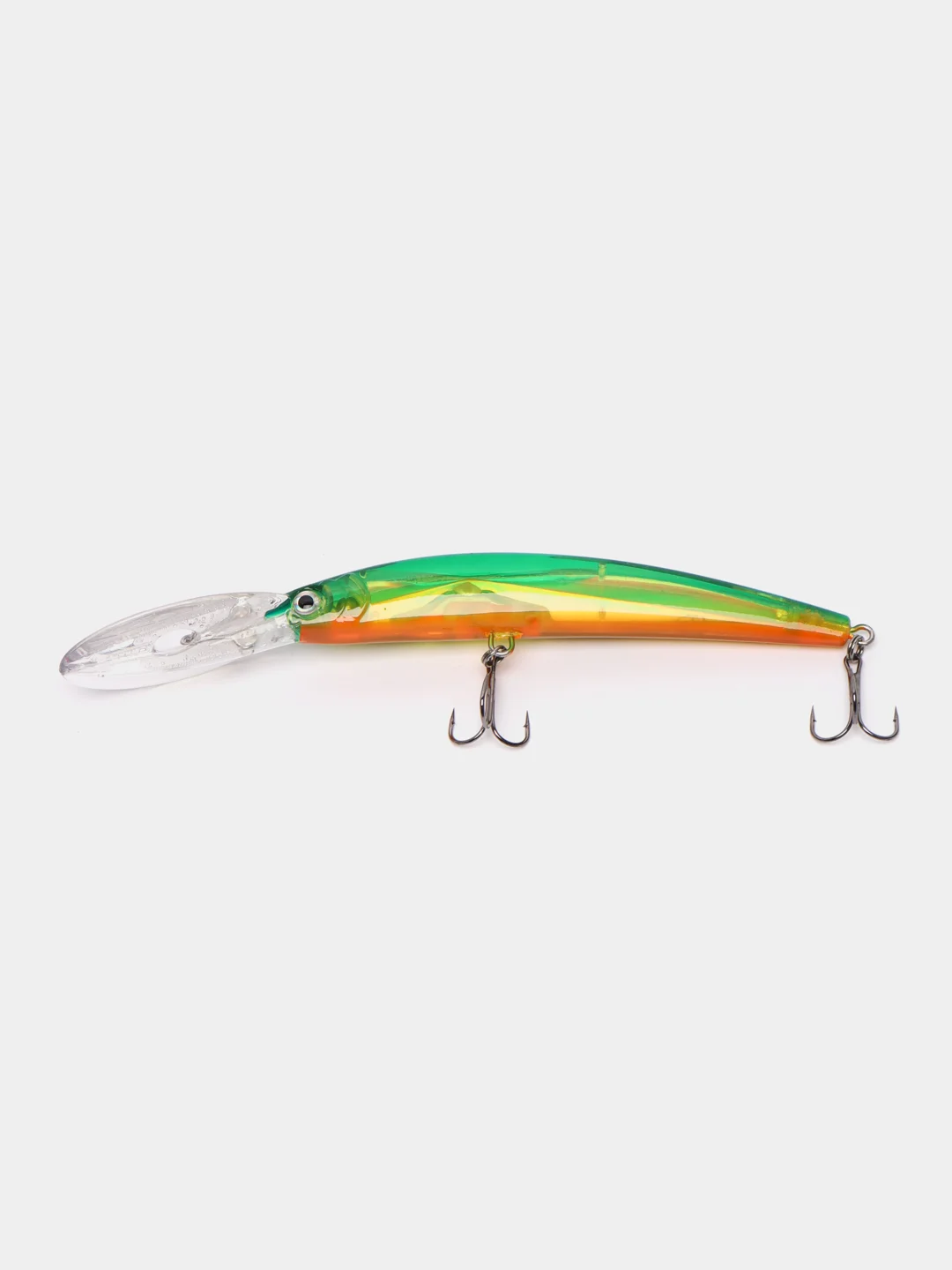 Зеленый воблер CRYSTAL 3D DIVER JOINTED  PRISM FINISH