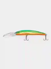 Зеленый воблер CRYSTAL 3D DIVER JOINTED  PRISM FINISH