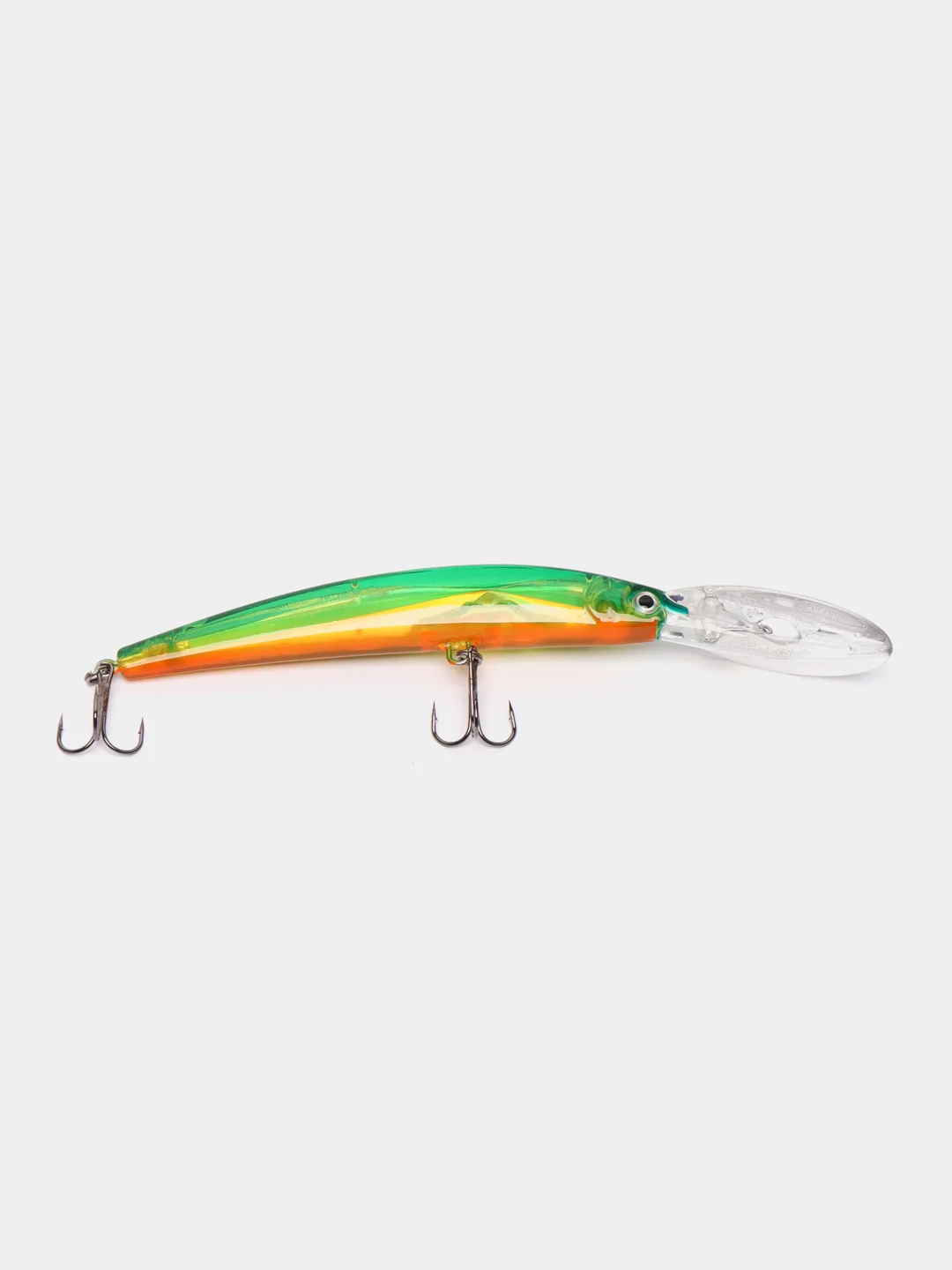 Зеленый воблер CRYSTAL 3D DIVER JOINTED  PRISM FINISH
