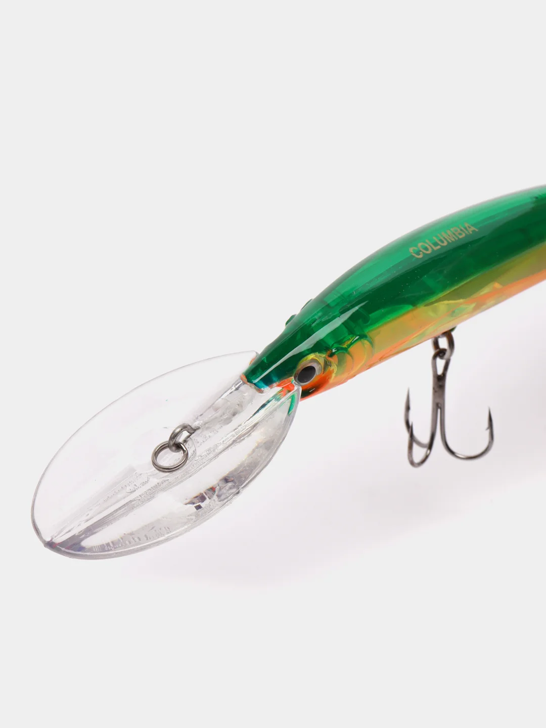 Зеленый воблер CRYSTAL 3D DIVER JOINTED  PRISM FINISH