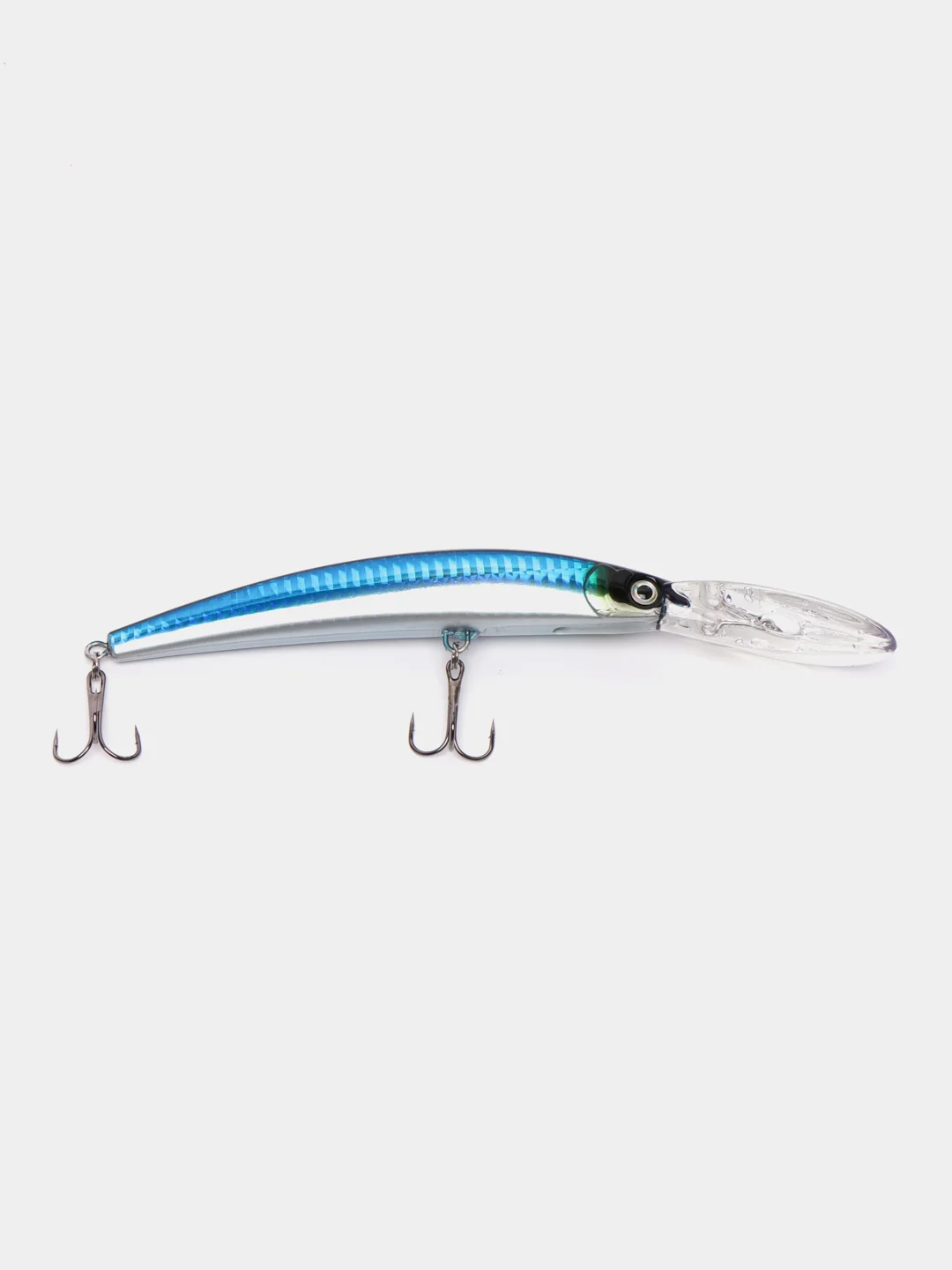 Голубой воблер CRYSTAL 3D DIVER JOINTED  PRISM FINISH
