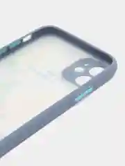 Аметистовый чехол на Айфон (iPhone) 11, XR, 7, 8 Plus, SE, 12, 13, 14, 15 Pro Max, пластиковый