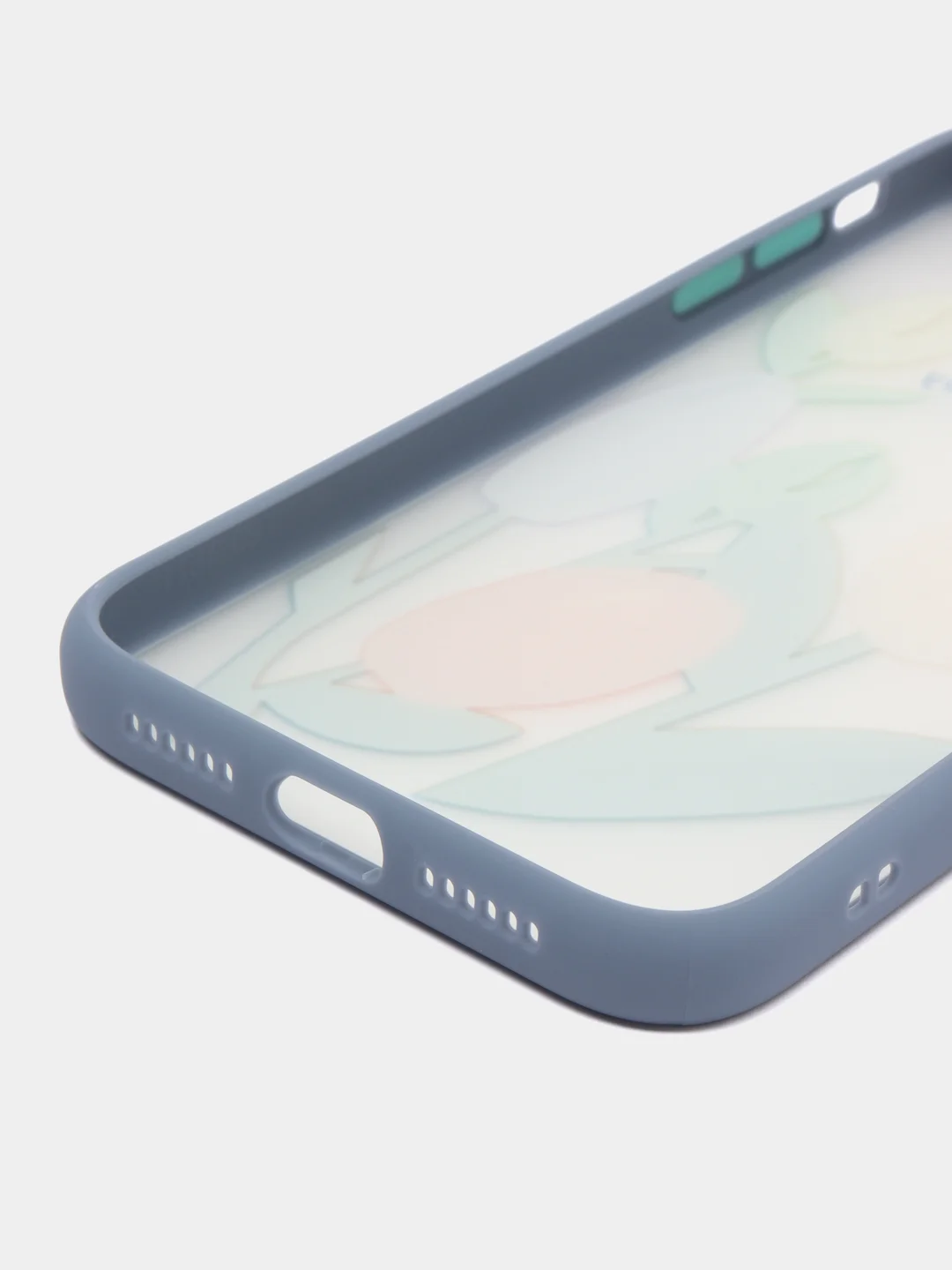 Аметистовый чехол на Айфон (iPhone) 11, XR, 7, 8 Plus, SE, 12, 13, 14, 15 Pro Max, пластиковый