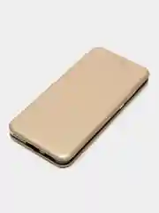 Золотой чехол-книжка для Huawei P40, P 40, экокожа