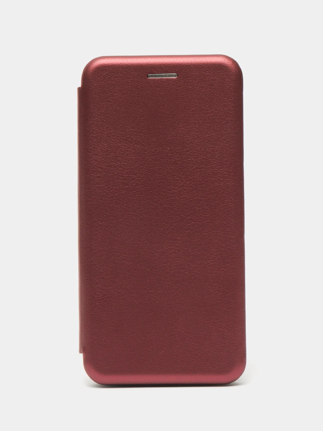 Бордовый чехол-книжка для Huawei P40, P 40, экокожа
