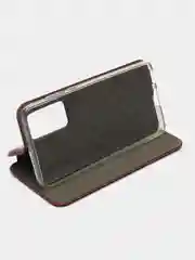 Бордовый чехол-книжка для Huawei P40, P 40, экокожа