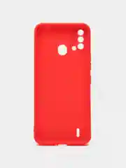 Красный силиконовый чехол для Itel Vision 2S (Ител Вижен 2С), силиконовый