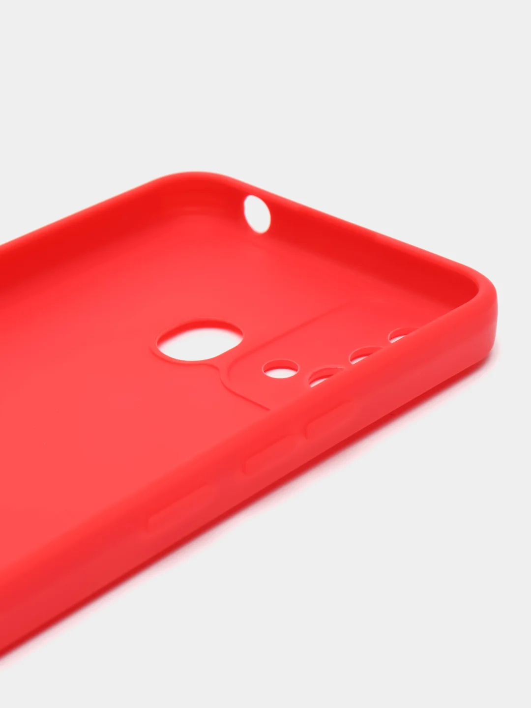 Красный силиконовый чехол для Itel Vision 2S (Ител Вижен 2С), силиконовый