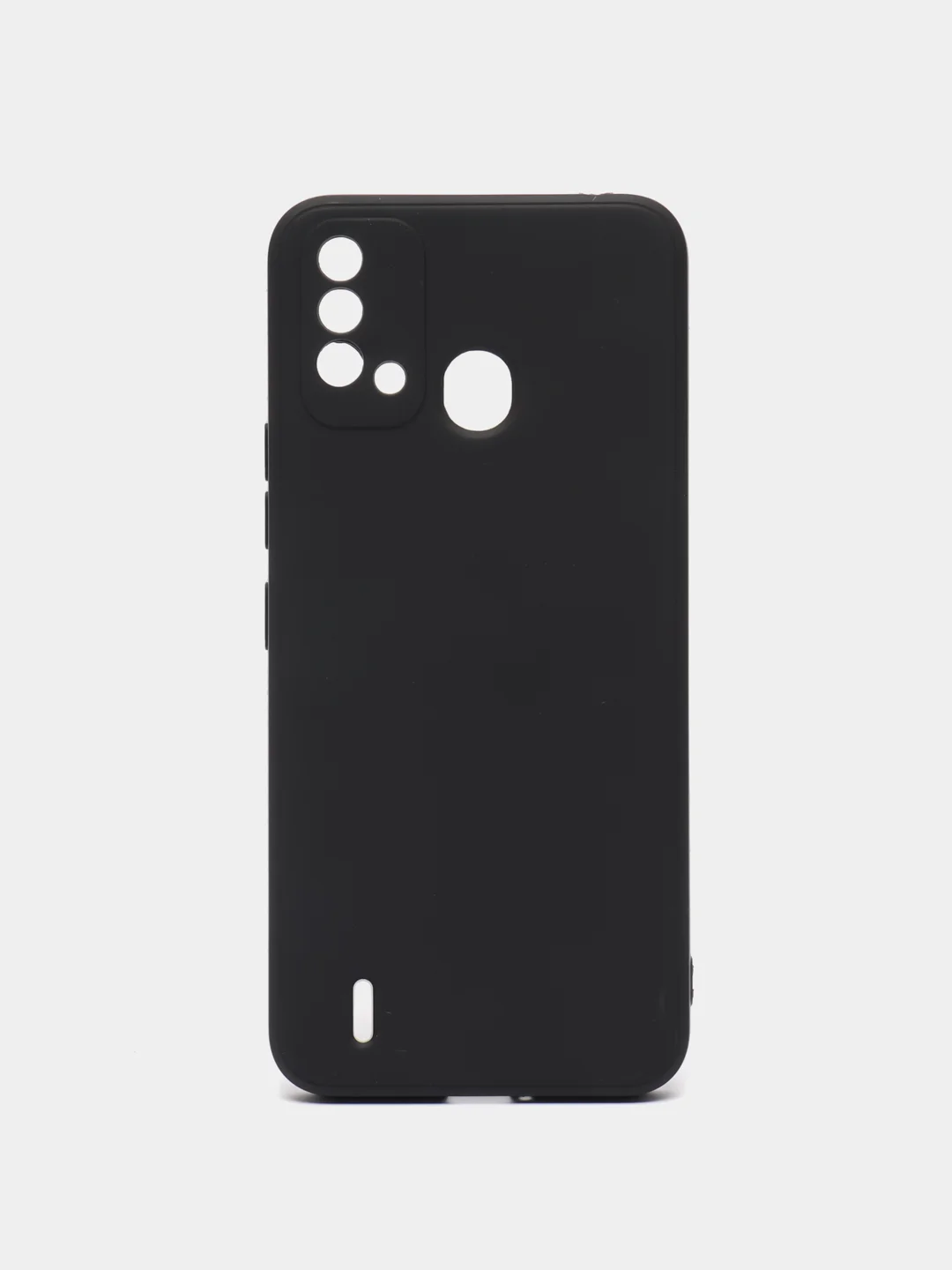 Черный силиконовый чехол для Itel Vision 2S (Ител Вижен 2С), силиконовый
