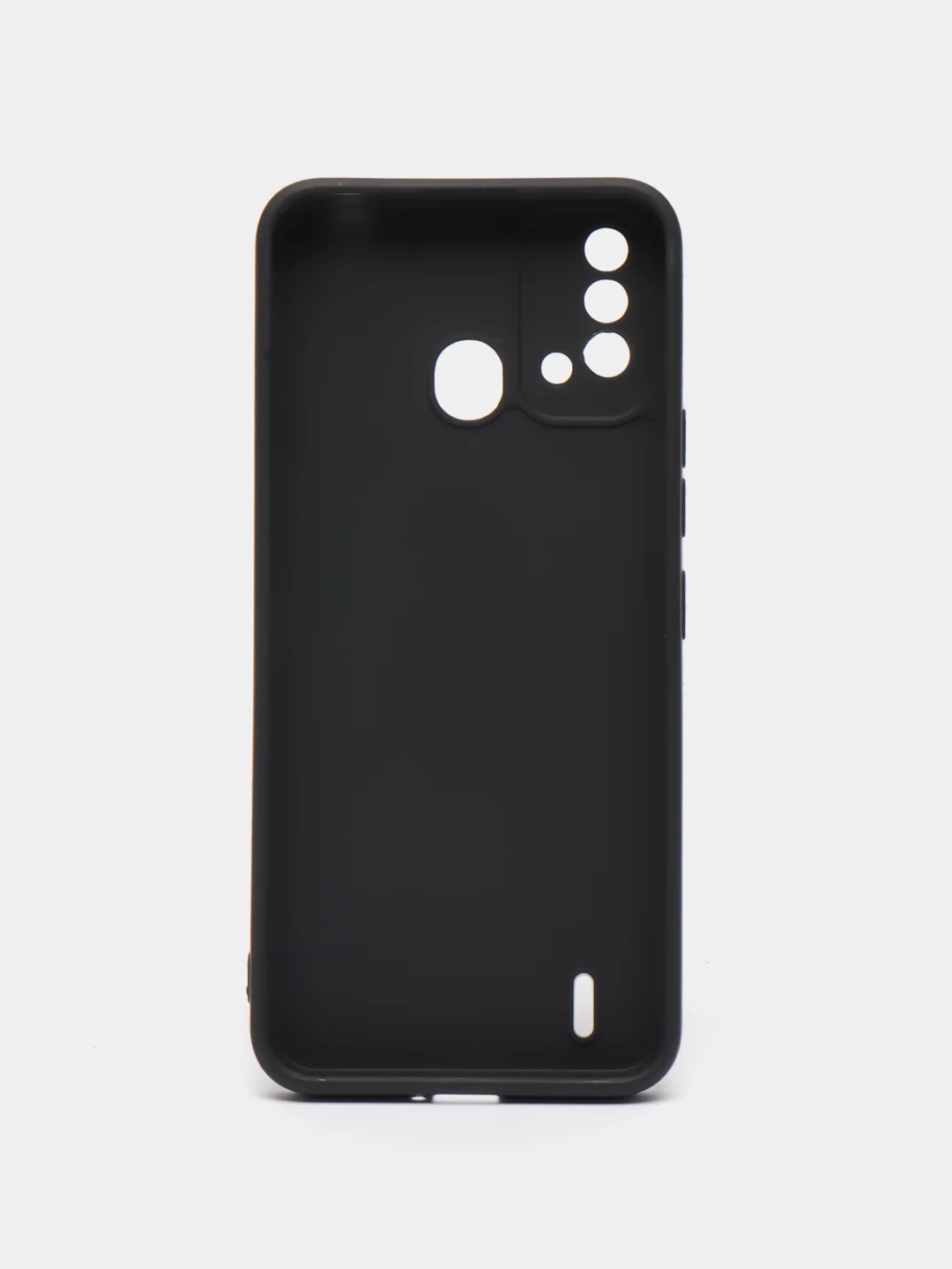 Черный силиконовый чехол для Itel Vision 2S (Ител Вижен 2С), силиконовый