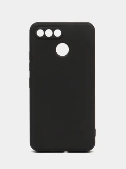Чехол для Itel A25 (Ител А25), силиконовый, матовый, с защитой камеры