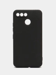 Чехол для Itel A25 (Ител А25), силиконовый, матовый, с защитой камеры