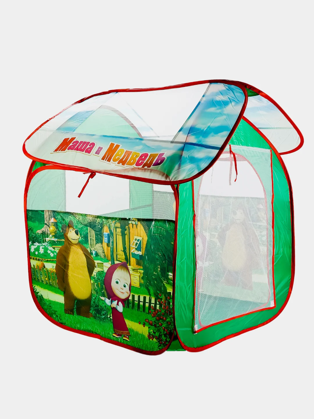 Бирюзовый детская игровая палатка (Щенячий патруль, Ми-ми-мишки, синий трактор)