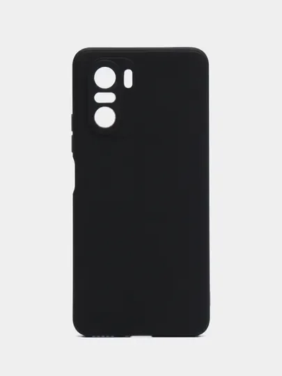 Чехол для Poco F3 (Поко Ф3), силиконовый, с защитой камеры