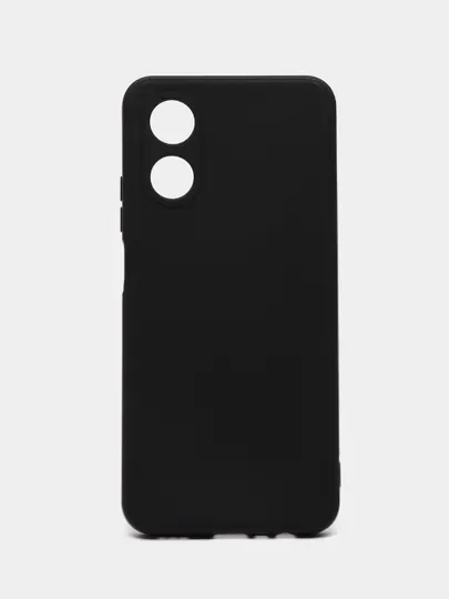 Белый чехол для Oppo A17 (Оппо А17),силиконовый прозрачный