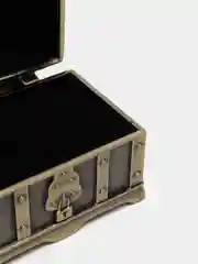 Бронзовый шкатулка сундук для хранения колец украшений