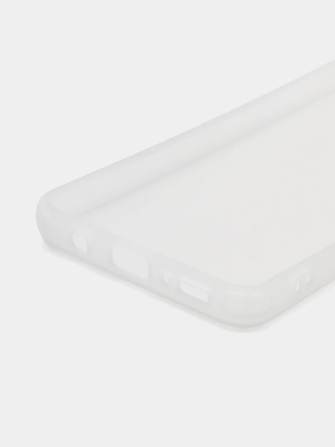 Белый чехол для Samsung A31 с окантовкой