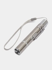 Лазерная указка 7 в 1, фонарик, лазер, УФ-детектор, с USB зарядкой