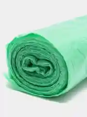 Зеленый пакеты для мусора, 45*40, 15 штук