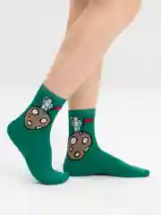 Лесной зеленый носки мужские, длинные