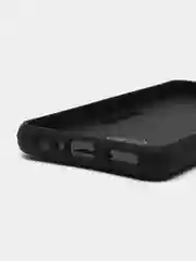 Угольный чехол для Realme 10 (Реалми 10), противоударный, с металлической подставкой-кольцом