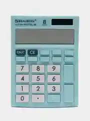 Калькулятор настольный электронный обычный Brauberg Ultra Pastel-08-lb, Компактный