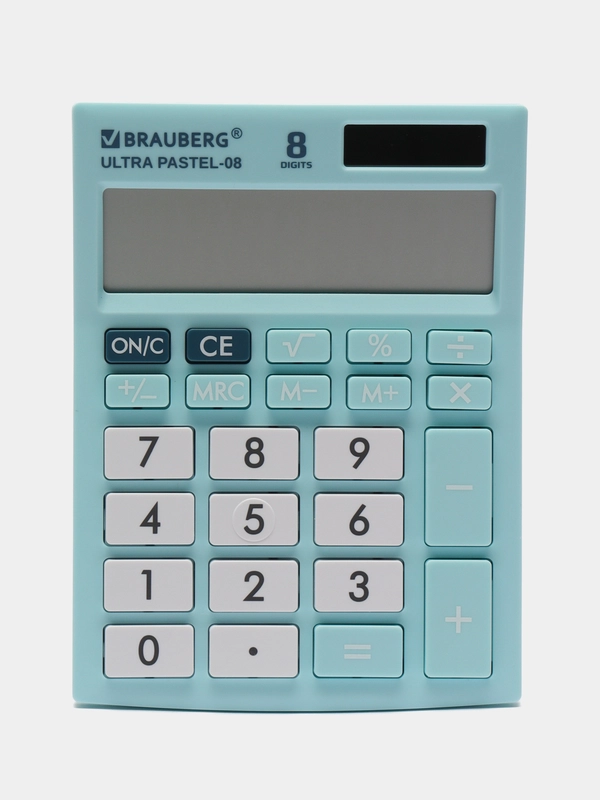 Калькулятор настольный электронный обычный Brauberg Ultra Pastel-08-lb, Компактный