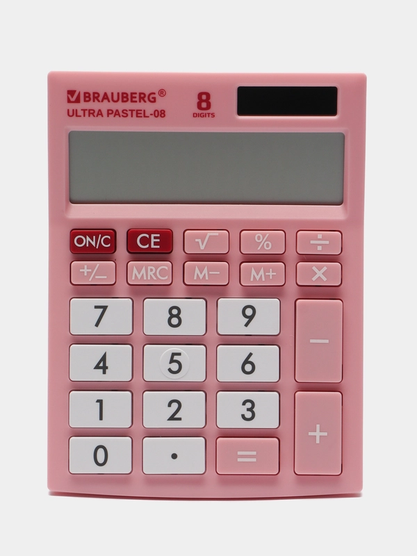 Калькулятор настольный электронный обычный Brauberg Ultra Pastel-08-pk, Компактный