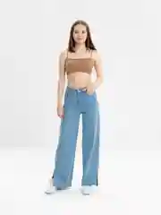 Шоколадный топ женский укороченный