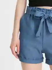 Светло-синий шорты женские
