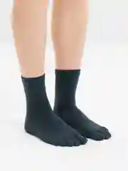 Угольный носки с 5 пальцами, мужские/женские