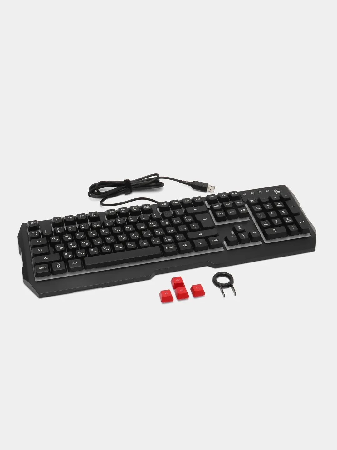 Игровая клавиатура A4Tech Bloody B120N, LED, с подставкой для запястий