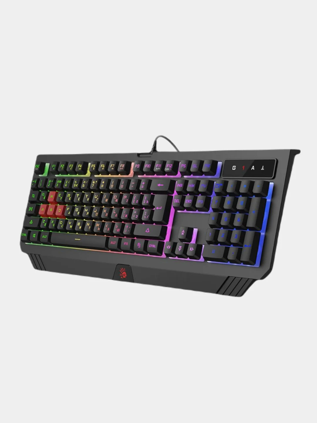 Игровая клавиатура A4Tech Bloody B120N, LED, с подставкой для запястий