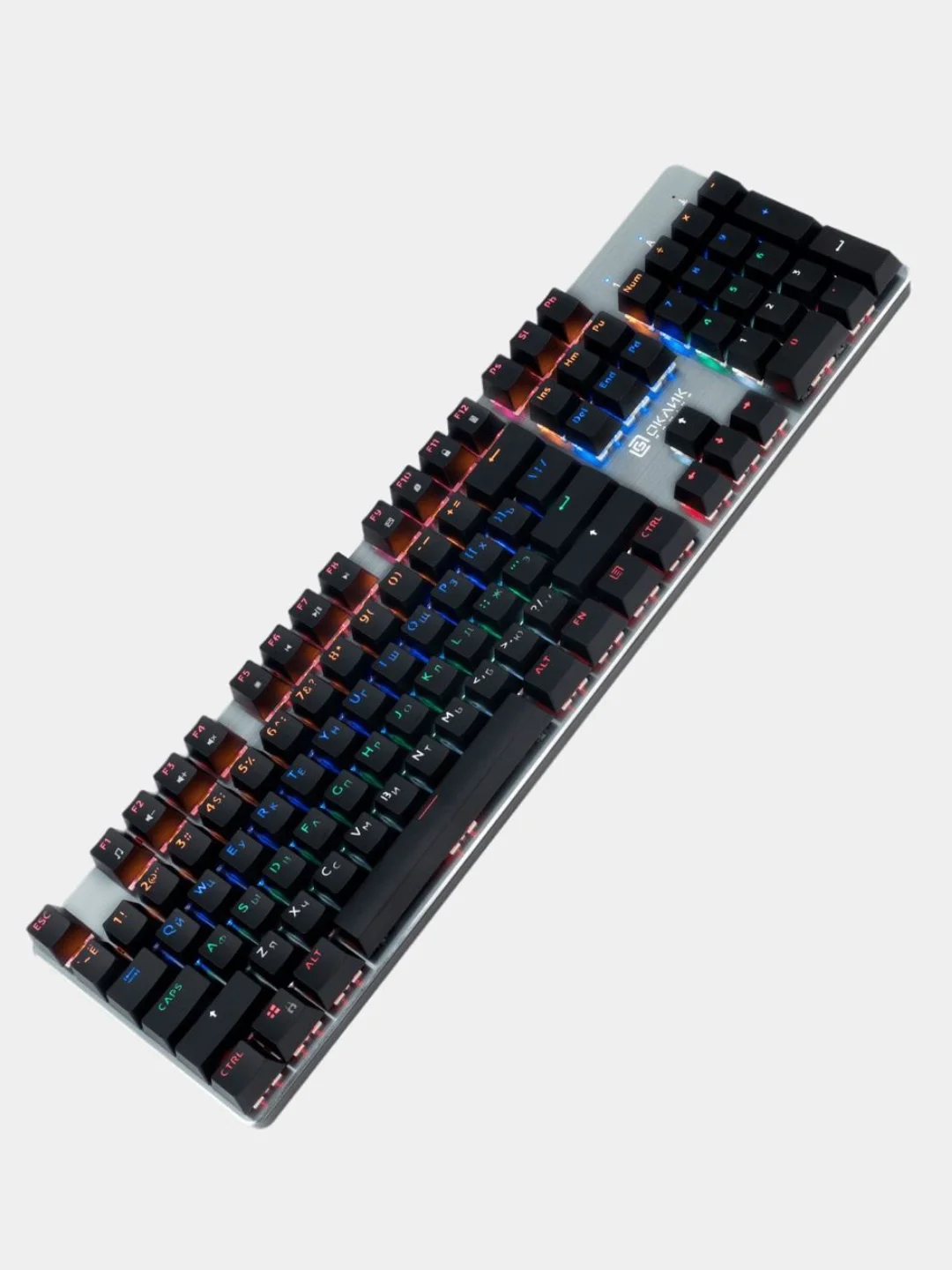 Серый игровая клавиатура Oklick 970G Dark Knight / 969G SHOTGUN, механическая