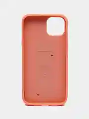 Пастельно-коралловый чехол iPhone 13 (6.1), 13 Pro Max (6.7) силиконовый под кожу с подставкой
