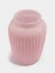 Розовый ваза стеклянная