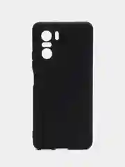 Хром чехол Xiaomi Poco F3, F3 Pro, Redmi K40, K40 Pro, Сяоми Поко Ф3, Ф3 Про черный силиконовый