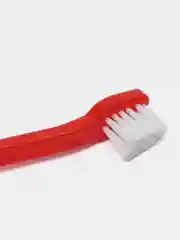 Красный зубная щетка для собак и кошек, двусторонняя