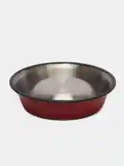 Красный миска для кошек и собак, Миска металлическая, различные цвета и размеры