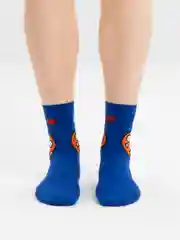Лазурный носки мужские, длинные