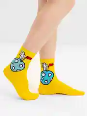 Горчичный носки мужские, длинные