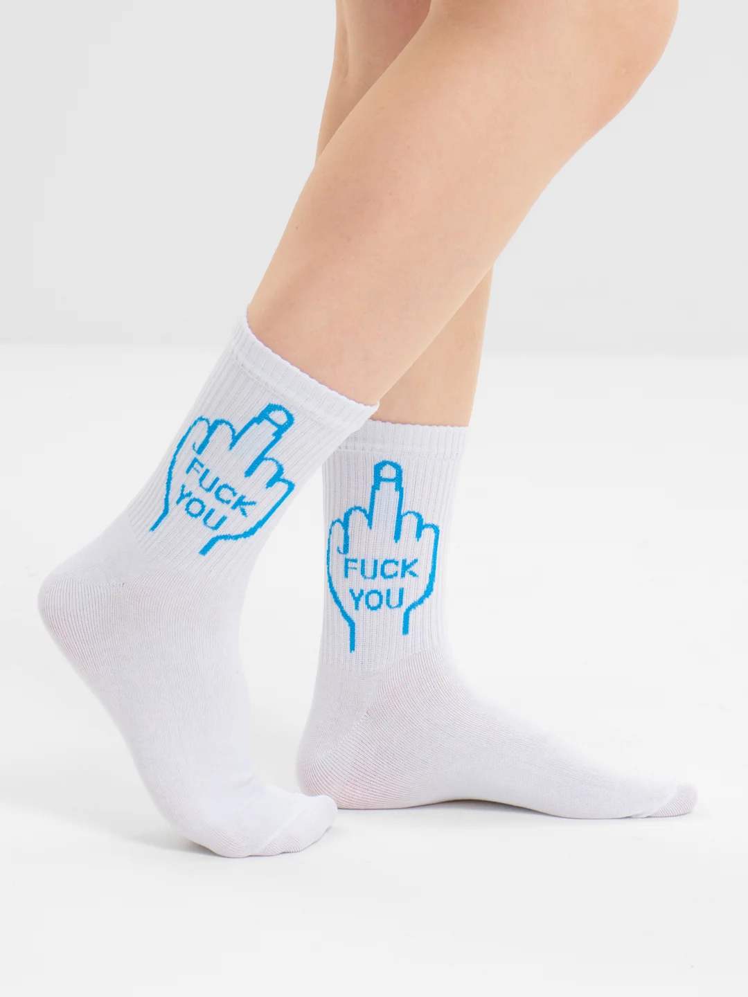 Носки с принтом "Fuck you"