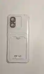 Черный чехол с усиленными углами и карманом для карты для XIAOMI REDMI 12C